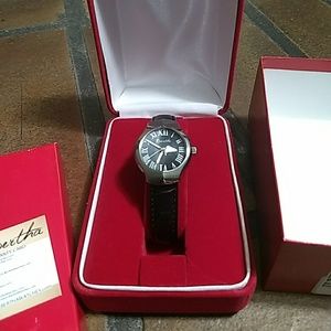 Bertha Pauline Ladies Watch Black/ Stainless